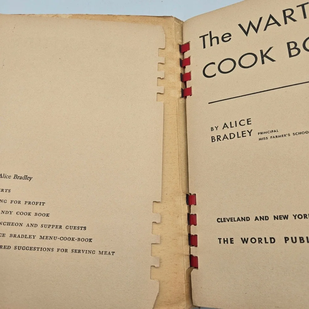 Vintage WWII The Wartime Cook Book Alice Bradley 1943 Guide to Wartime Cooking